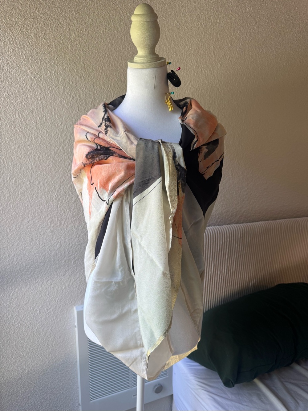 Gottex Silk scarf floral